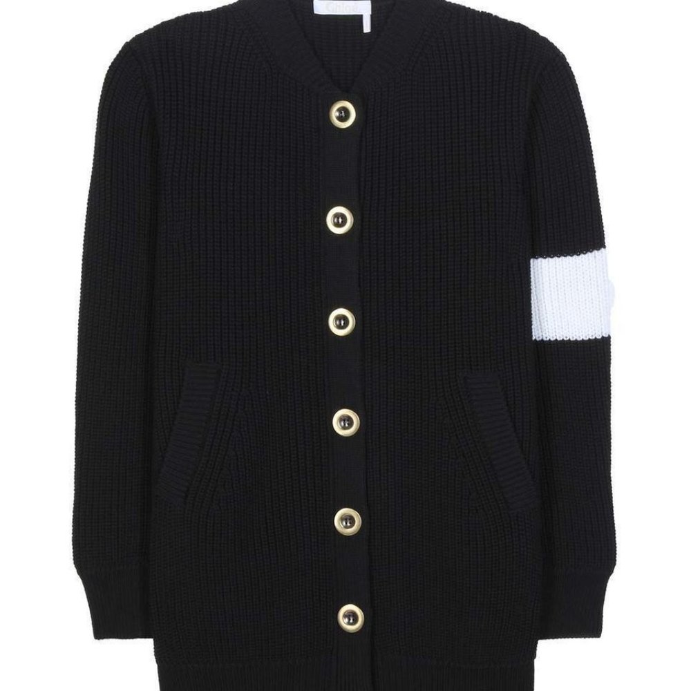 NWT Chloé women's wool cardigan size:L